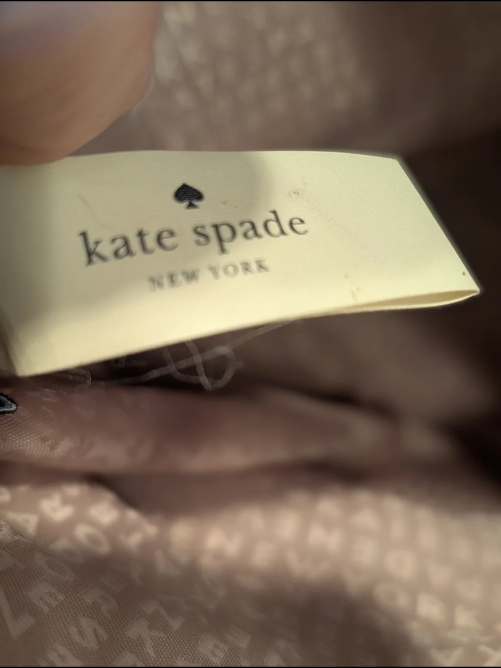 Kate Spade New York Bon Glitter Gold Tote with Patent Leather Handles